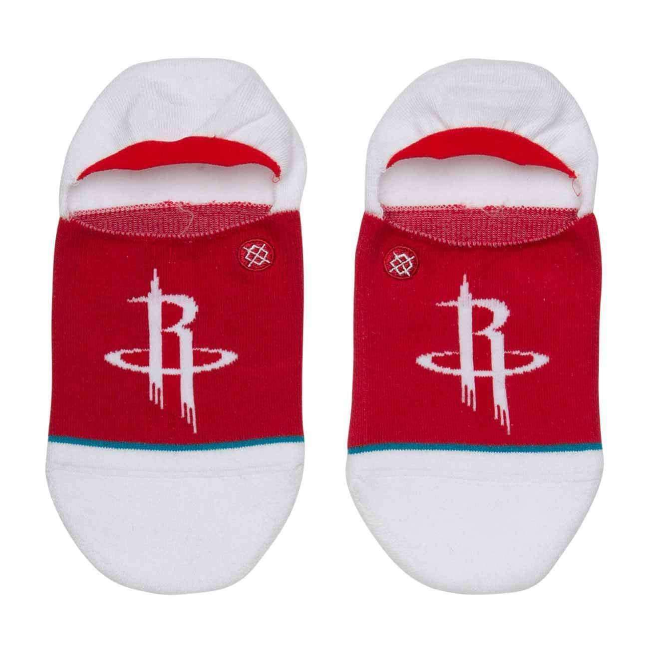 Stance NBA Arena Rockets Invisible Low Socks in Red Mens Low/Ankle Socks by Stance