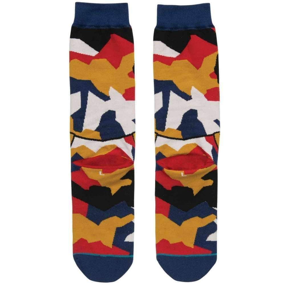 Stance NBA Future Legends Mosaic Davis Basketball Socks in Navy Mens Crew Length Socks by Stance