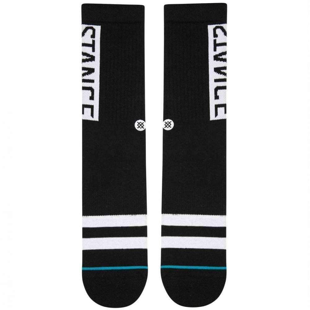 Stance OG Socks in Black Mens Crew Length Socks by Stance