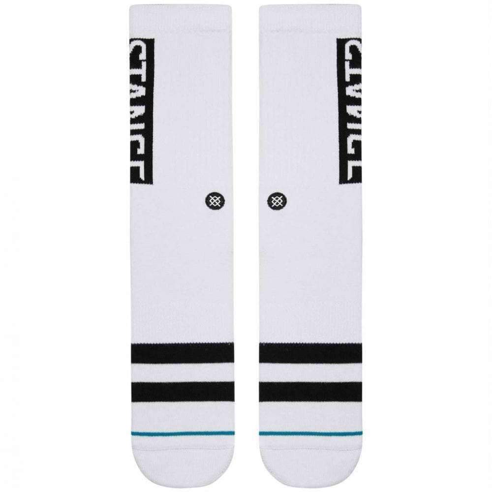 Stance OG Socks in White Mens Crew Length Socks by Stance