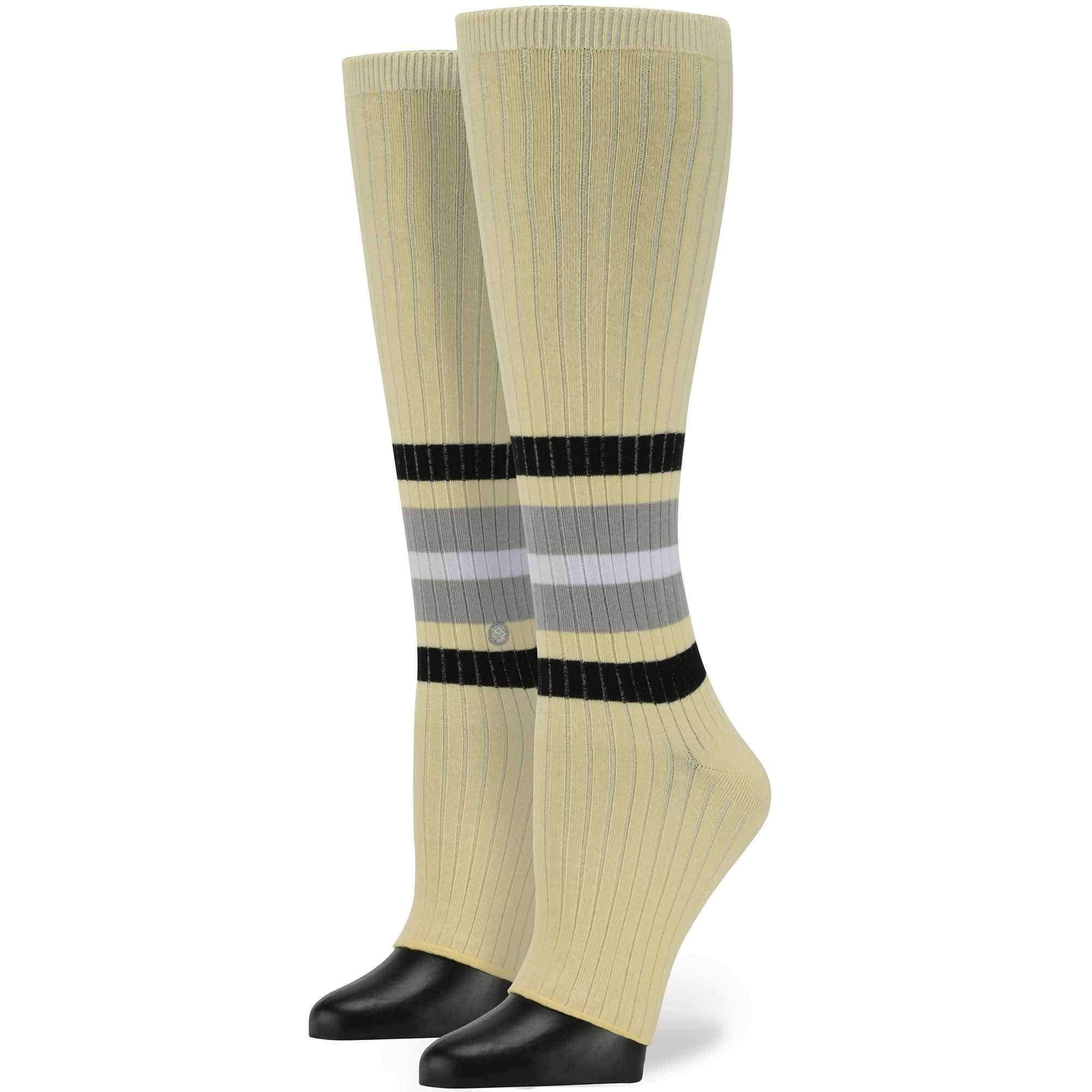 Stance X Rihanna Tip Toe Baby Socks in Yellow Womens Boot Socks by Stance O/S (UK3-8.5)