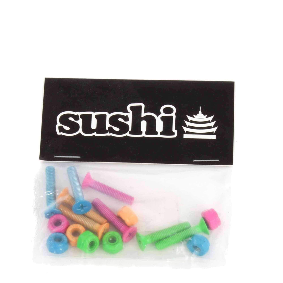 Sushi Coloured Skateboard Bolts Skateboard Truck Bolts by Sushi 1in