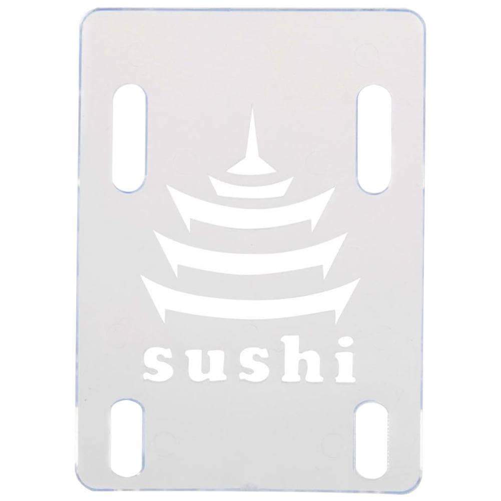 Sushi Pagoda Riser Pad (Single Pad) - Clear Skateboard Risers by Sushi 1/8 Inch