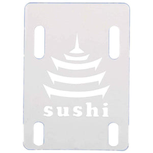 Sushi Pagoda Riser Pad (Single Pad) - Clear Skateboard Risers by Sushi 1/8 Inch