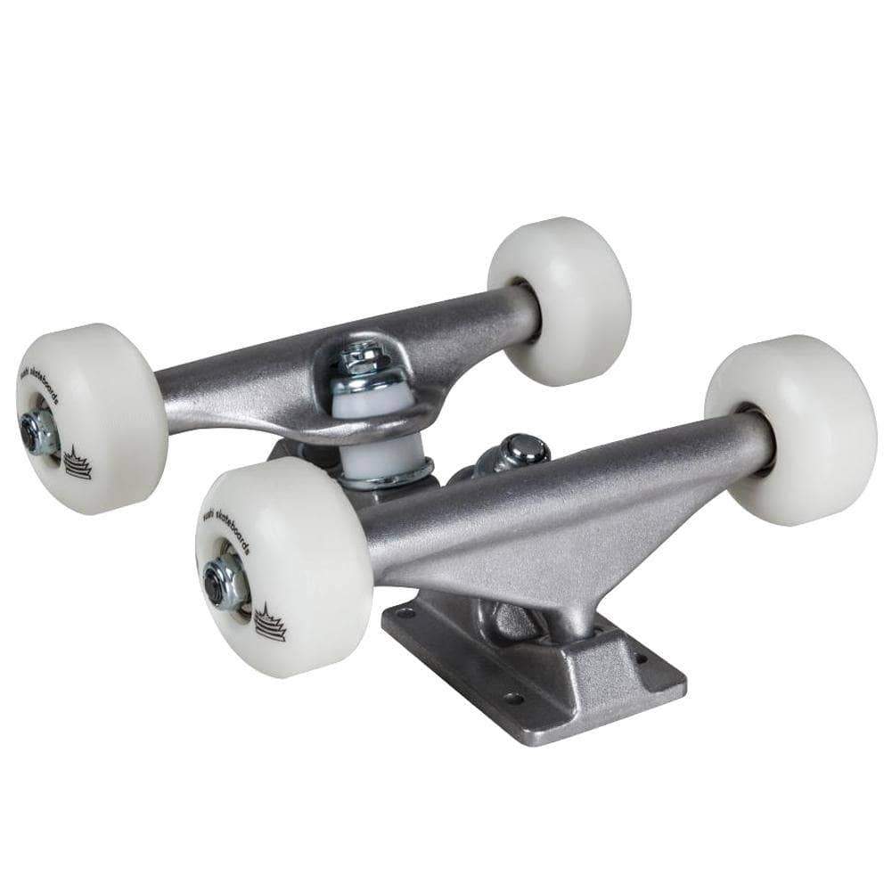 Sushi Truck / Wheel / Bearing Setup Kit - Polished Skateboard Trucks by Sushi 5.25in