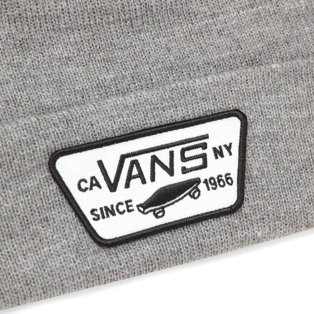 Vans Boys Milford Kids Beanie Heather Grey O/S (one size) Kids Beanie Hat by Vans