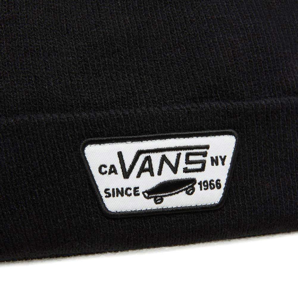 Vans Milford Beanie Black O/S (one size) Fold Beanie Hat by Vans