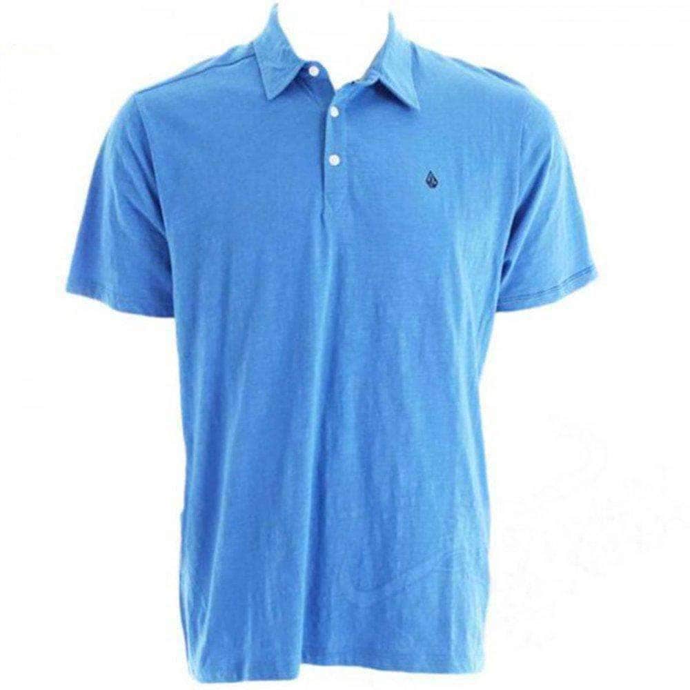 Volcom Boys Bang Out Slub Kids Polo Shirt - Regatta Blue - Boys Polo Shirt by Volcom