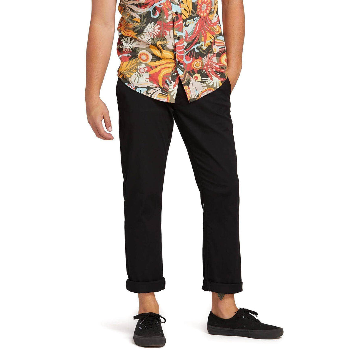 Volcom Frickin Modern Stretch Chino Pants - Black - Mens Chino Pants/Trousers by Volcom