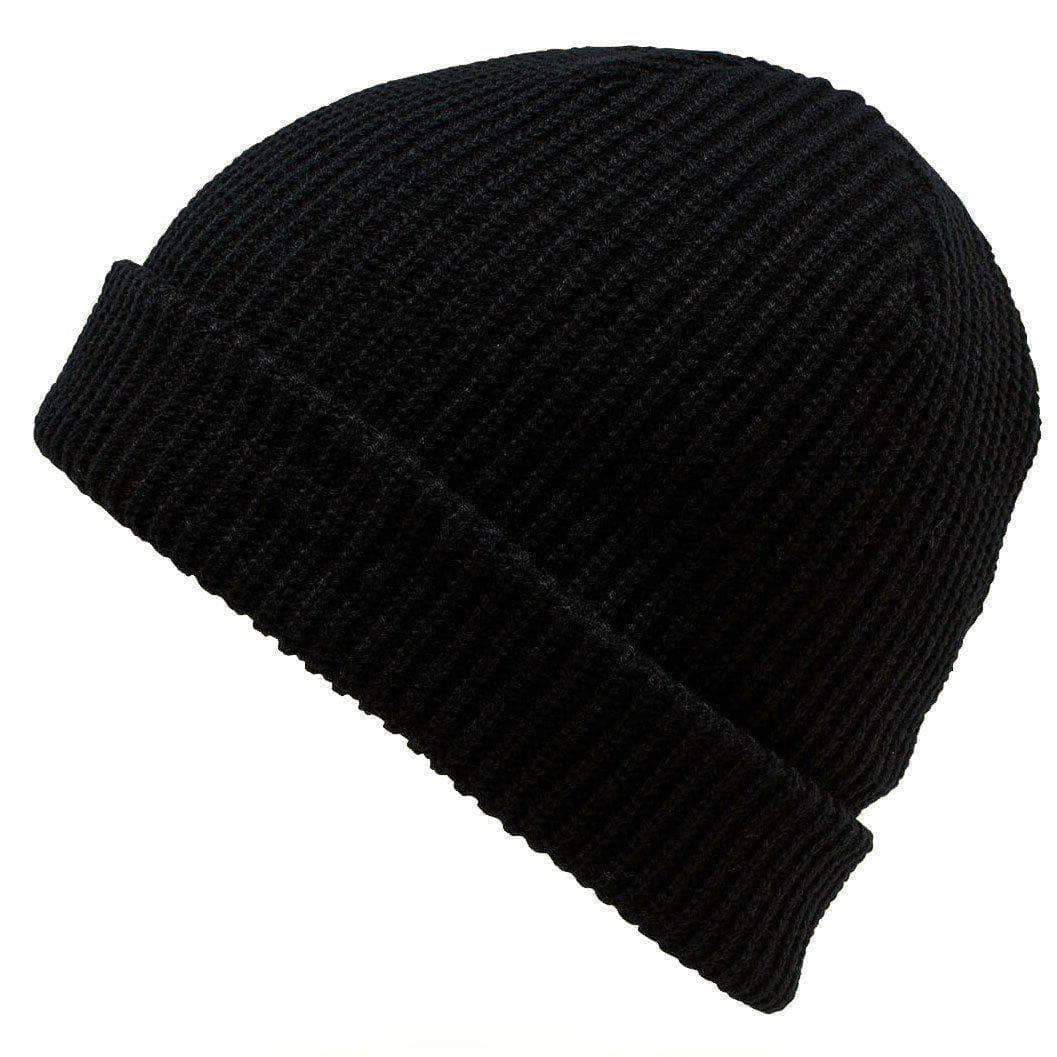 Volcom Full Stone Beanie Black N/A Fold Beanie Hat by Volcom