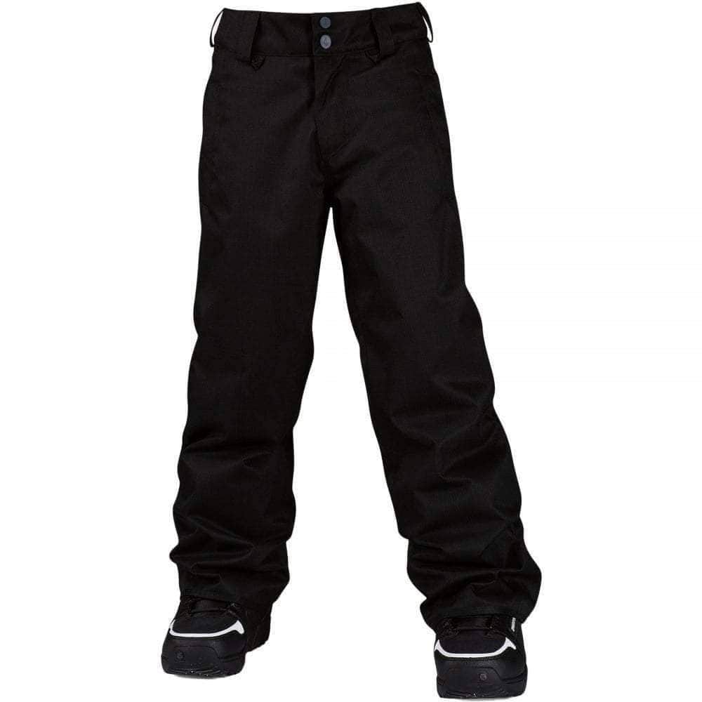 Volcom Kids Hero Ins Pants in Black - Kids Snowboard/Ski Pants/Trousers by Volcom