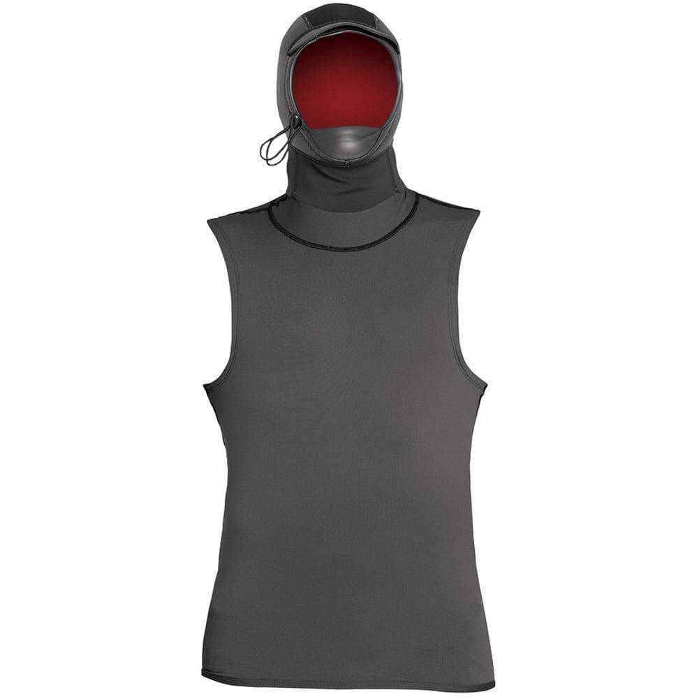 Xcel HPE Insulatex Hooded Thermal Rash Vest Grey Mens Thermal Rash Vest by Xcel