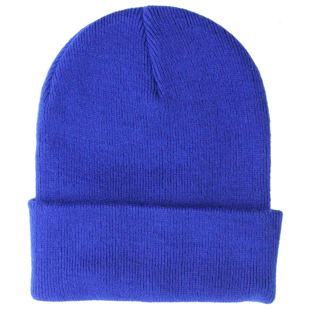 Foldover Cuffed Beanie Royal Blue